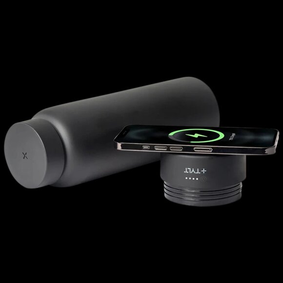 TYLT 24oz Power Water Bottle 2.0 with Built-In Phone Charger/NWT - Picture 6 of 15